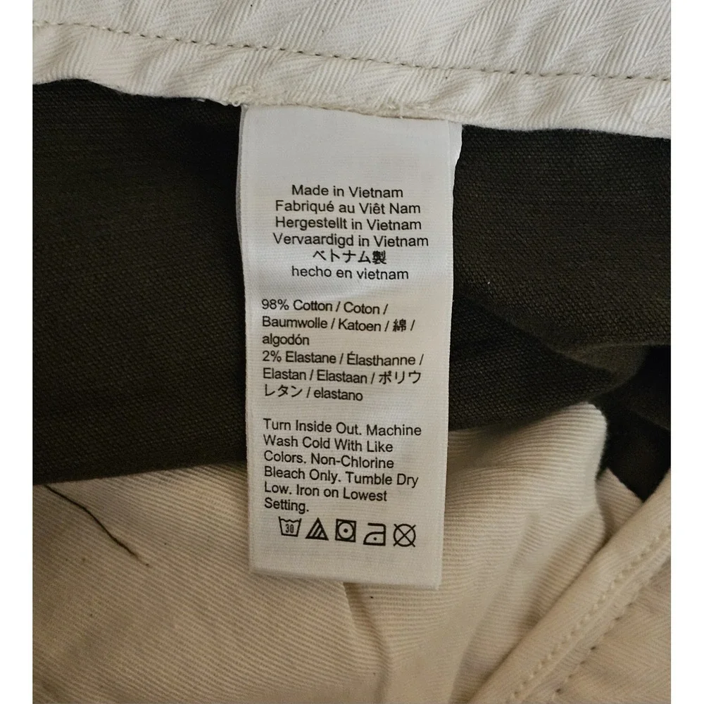 J. Crew Men's Classic Straight Fit Corduroy Pants Dark Brown Size 34x30 Stretch